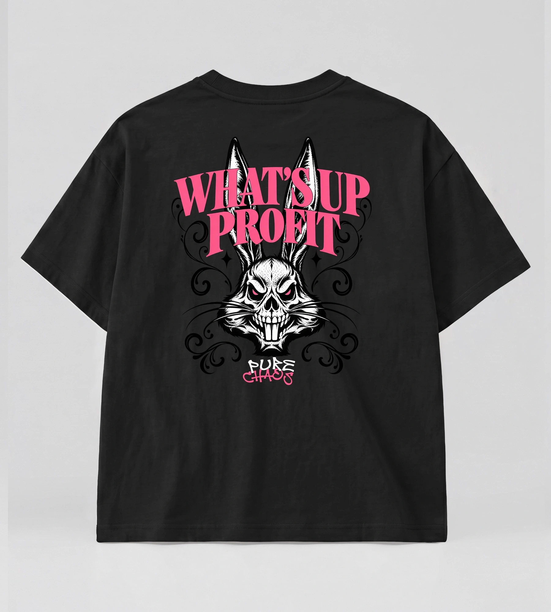 Camiseta Oversized Suedine What's Up Profit