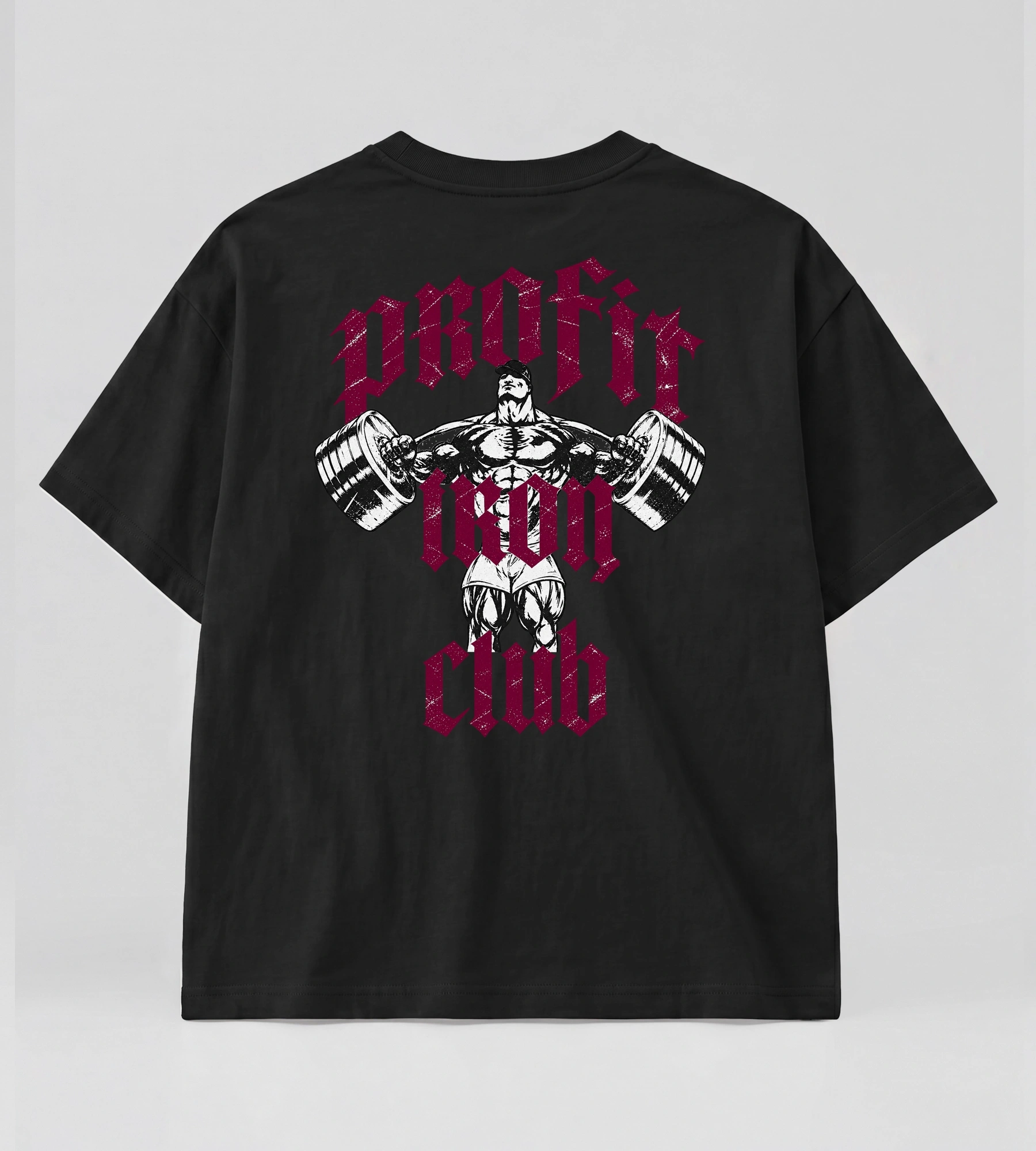 Camiseta Oversized Suedine Iron Club