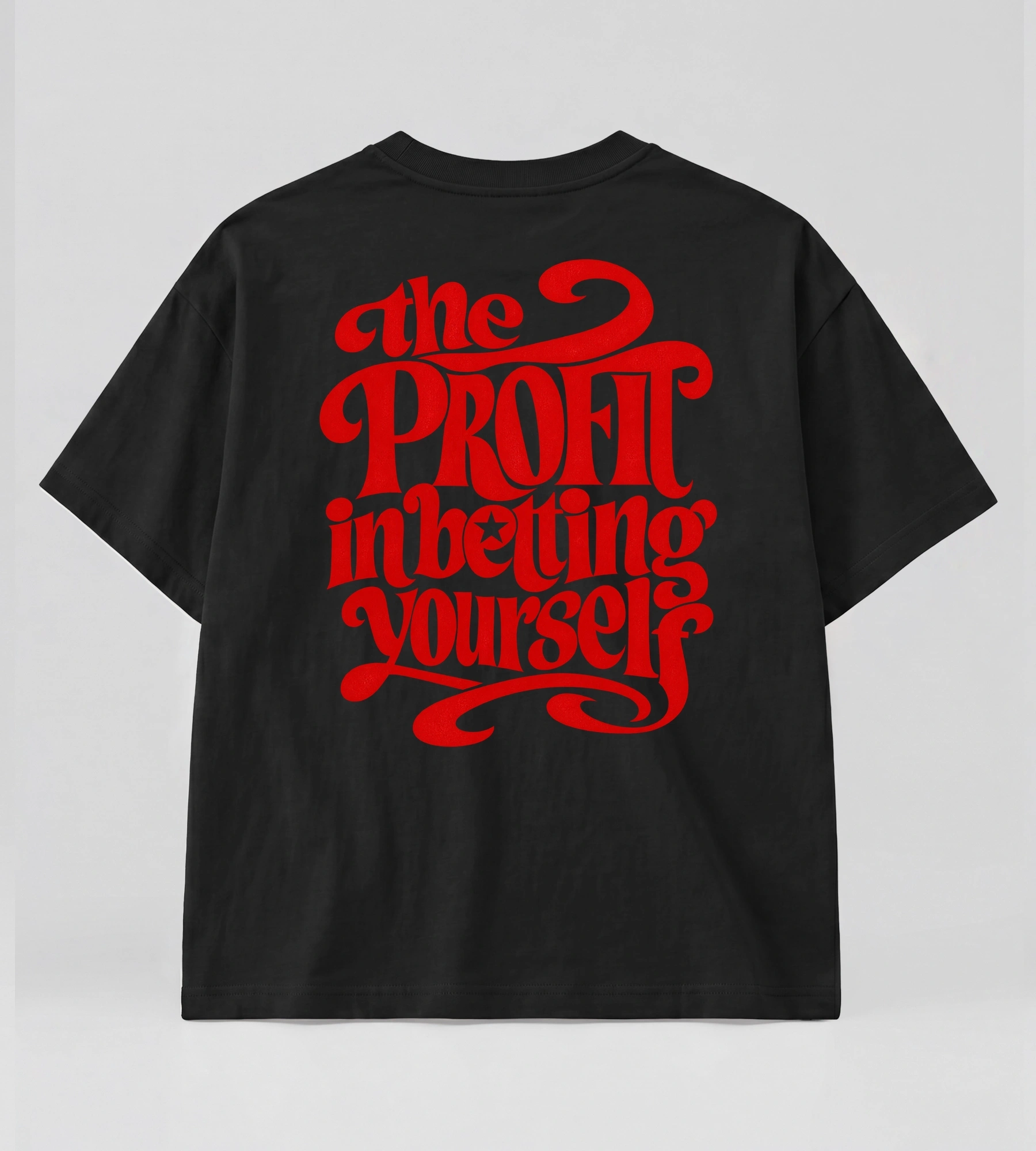 Camiseta Oversized Suedine Inbetting Yourself